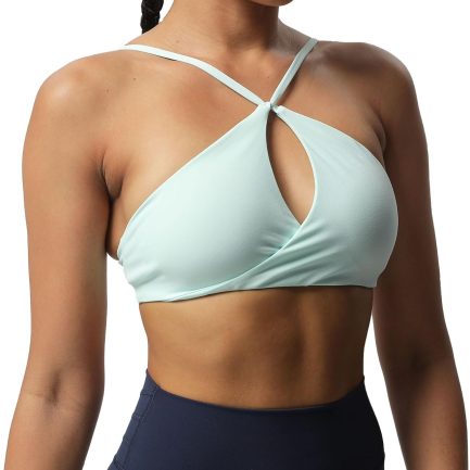 Women's Workout Sports Bras Fitness Adjusted  Halter Bra Yoga Crop Tank
