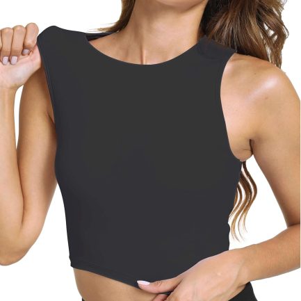 Sports Bras for Women Removable Padded Athletic Yoga Running Crop Tops Sleeveless Gym Workout Tops